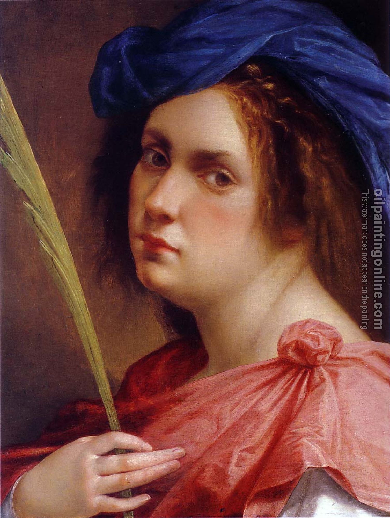 Gentileschi, Artemisia - Self-Portrait as a Female Martyr